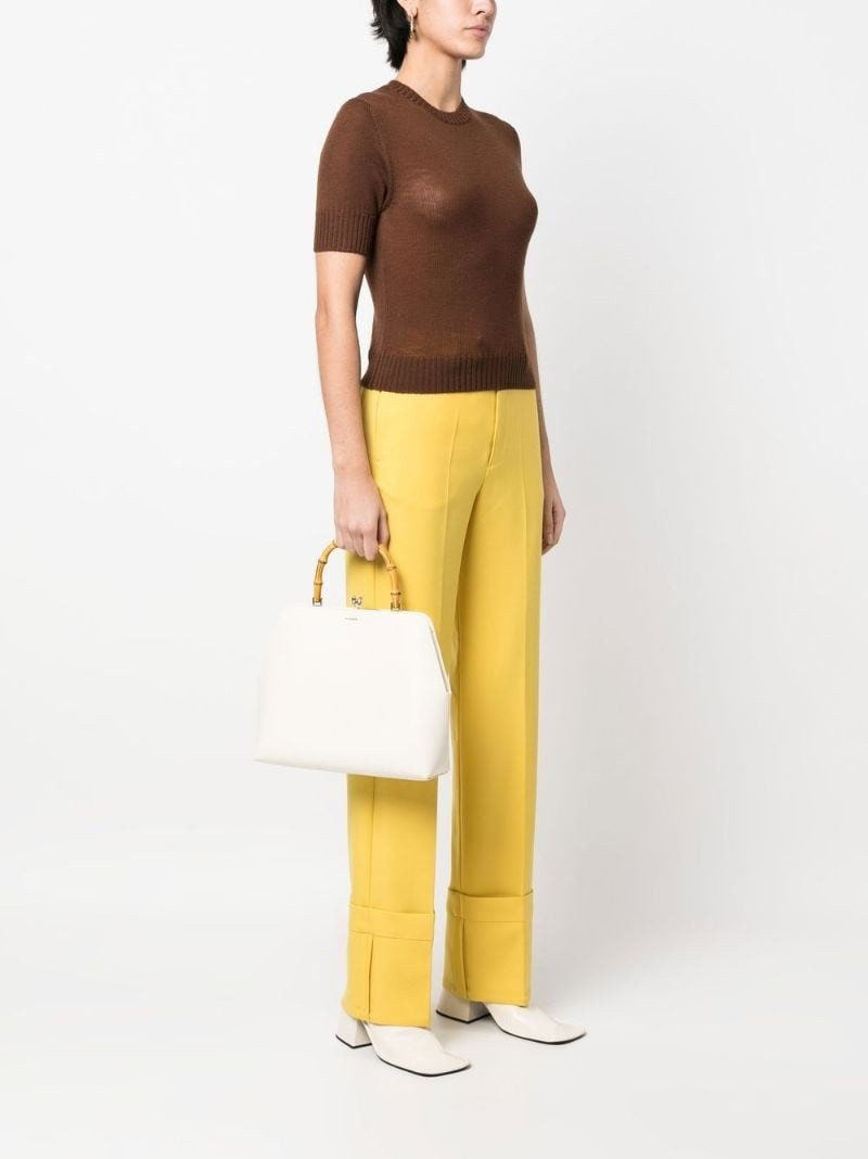 Jil Sander bamboo-handle tote bag outlook
