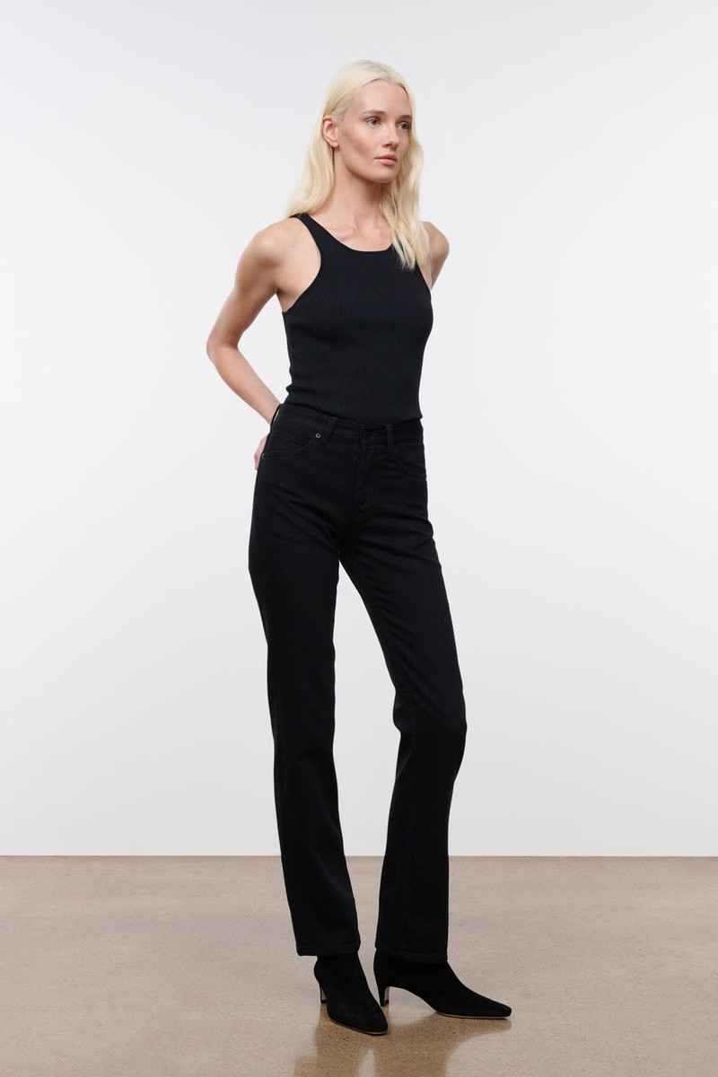 STAUD STAUD TEDDY STRAIGHT JEAN BLACK outlook