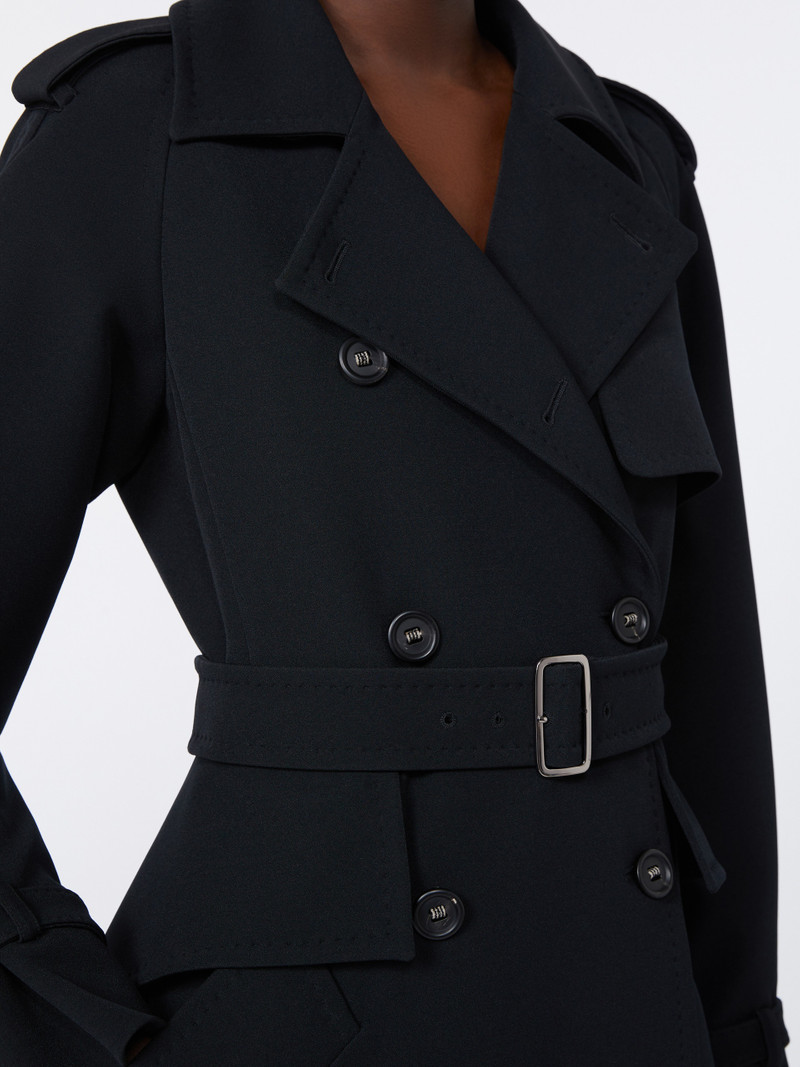 FLAVIO Long sable trench coat 5