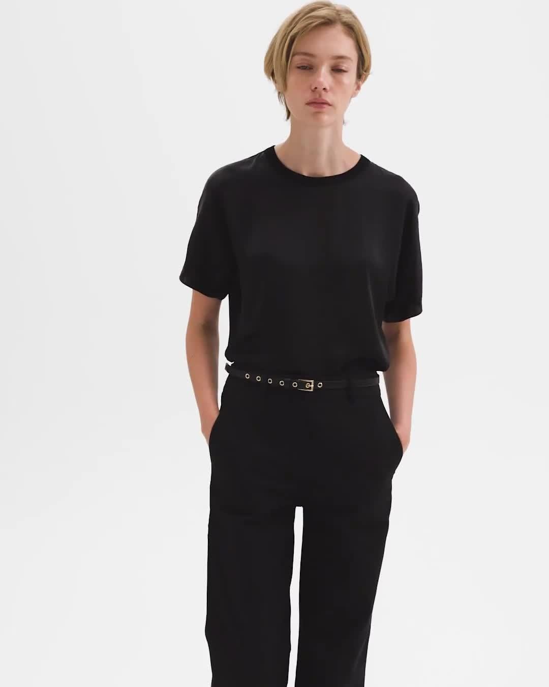 Straight Pant in Gabardine - 7
