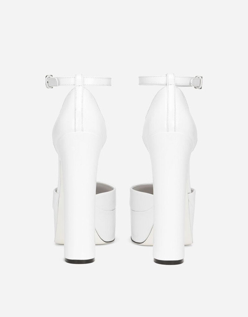 Dolce & Gabbana Polished calfskin platforms outlook