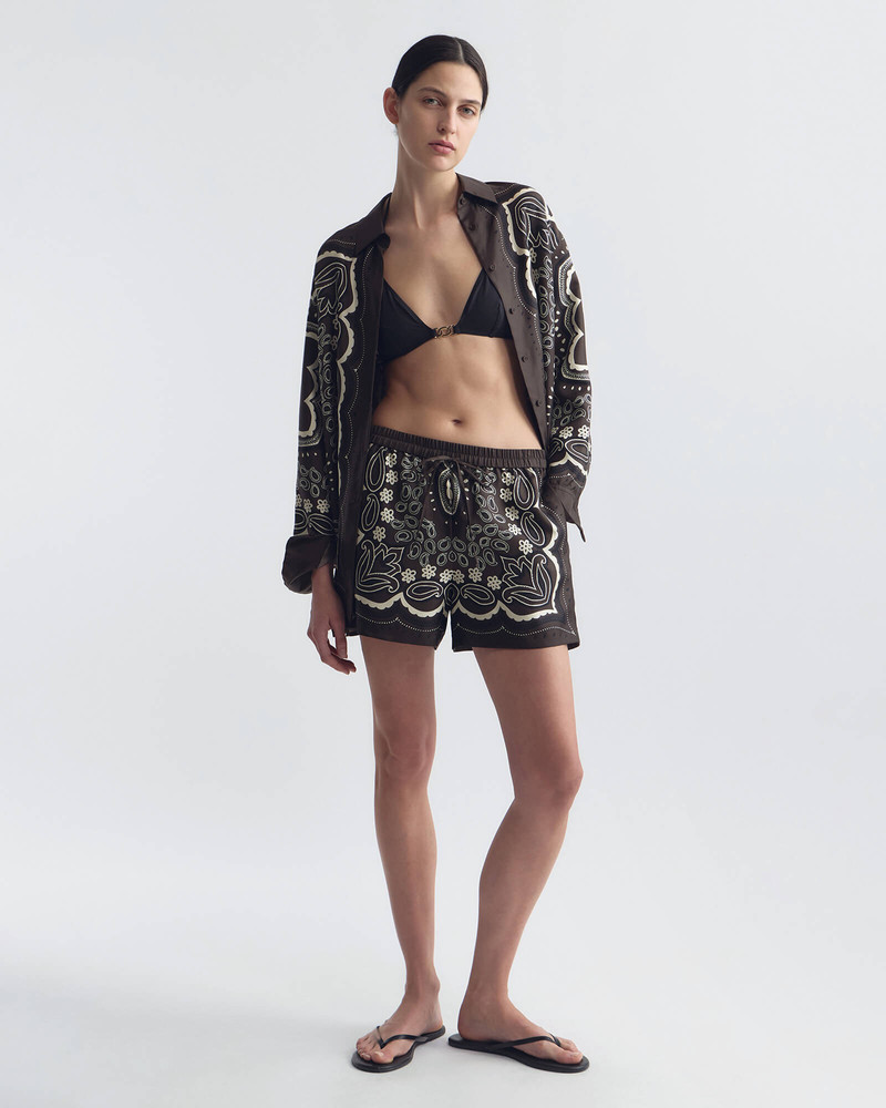 NILI LOTAN FRANCES SILK SHORT outlook