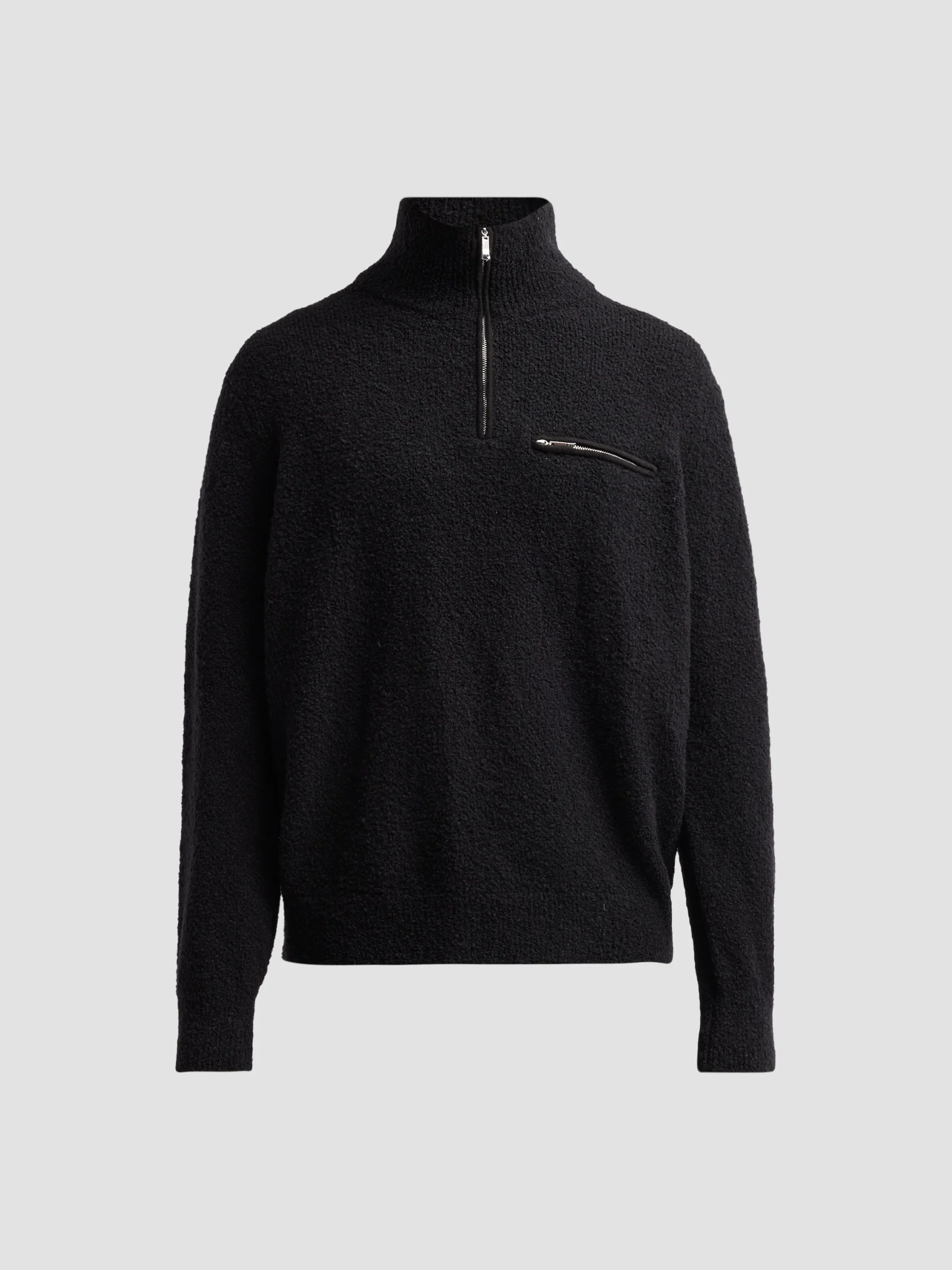Men's Donover Wool-Blend Sweater - Black - 1