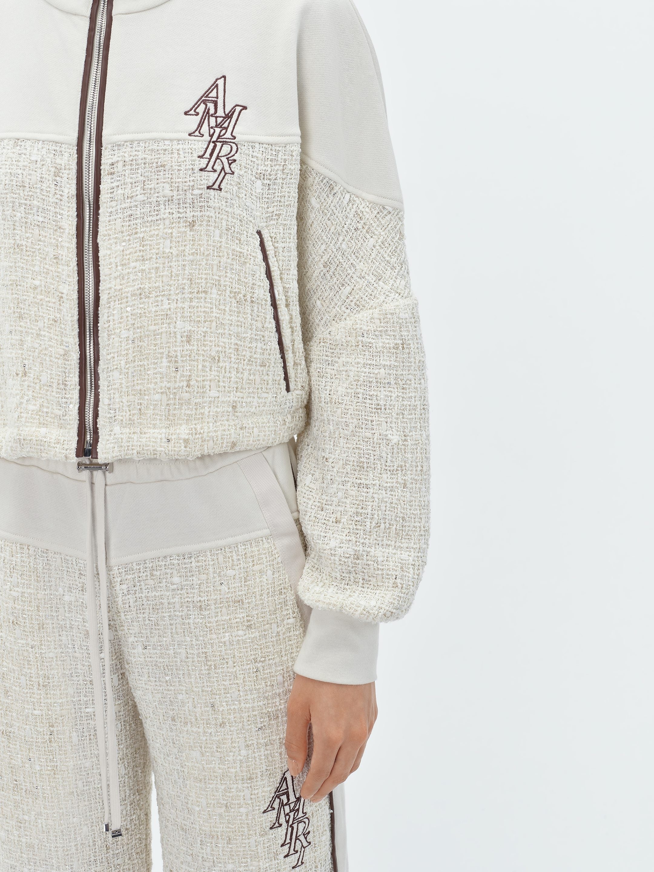 BOUCLE HYBRID TRACK JACKET - 7