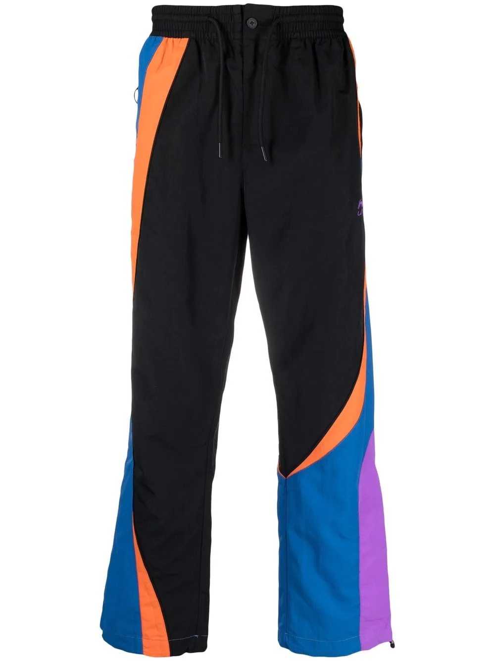 colour-block track pants - 1