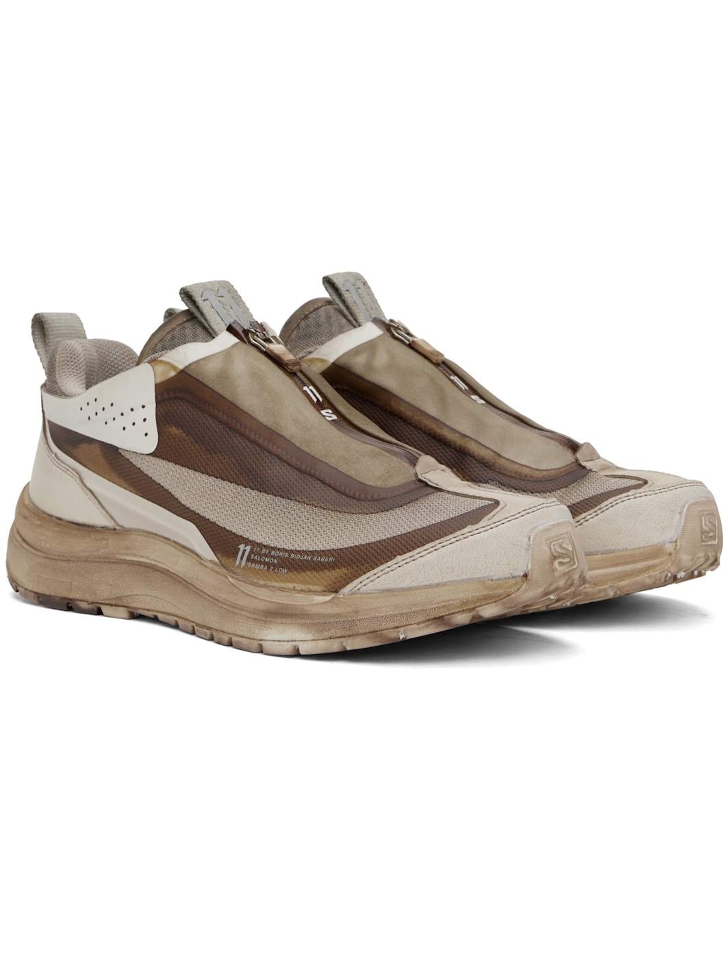 Brown Salomon Edition Bamba 2 Low V2 Sneakers - 4