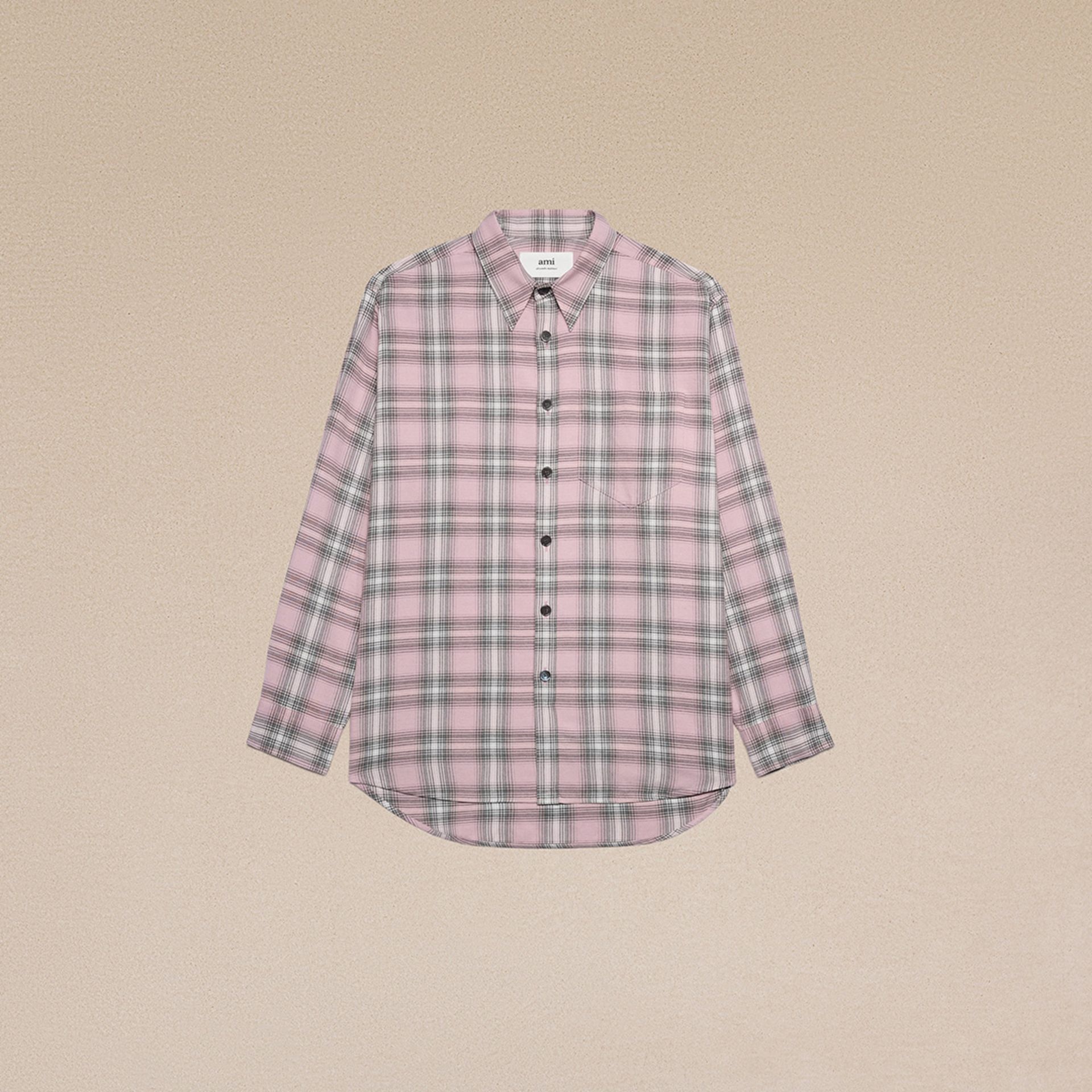 Oversize Overshirt With Patch Pocket - 2