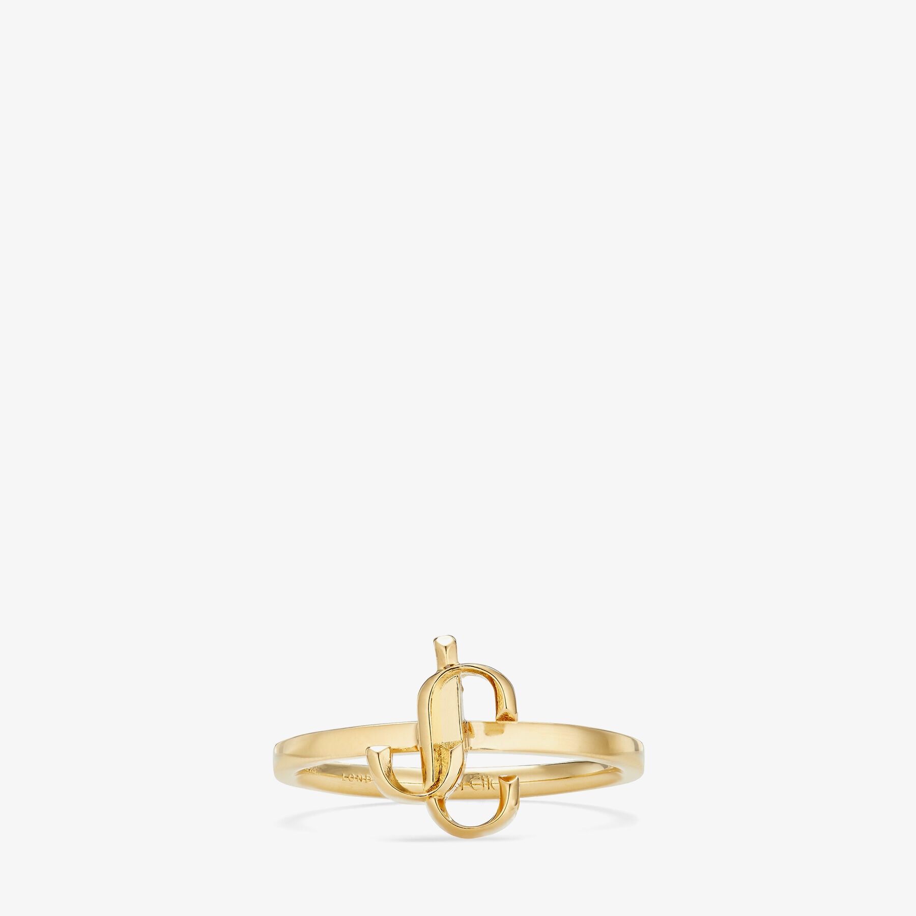 JC Ring
Gold-Finish Metal Ring with JC Initials - 2