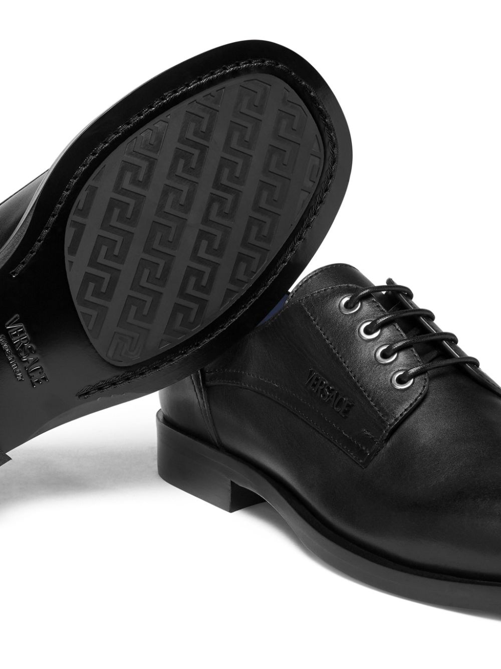 leather derby shoes - 2