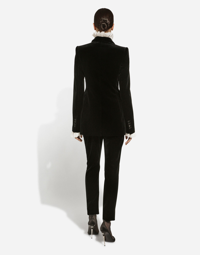 Georgette shirt with pleated cuffs and collar details 4