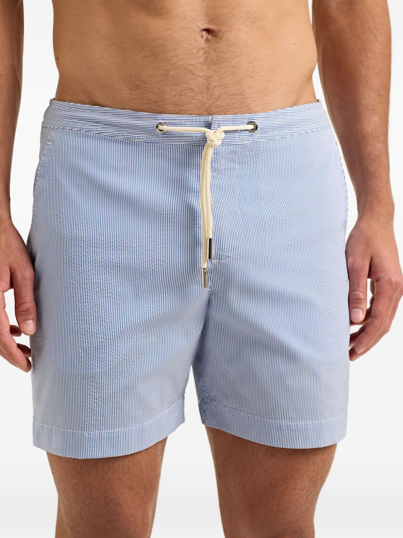 Bulldog striped swim shorts 4