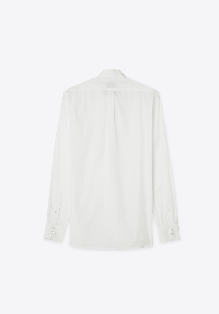 SHIRT 01  WHITE POPLIN - 3