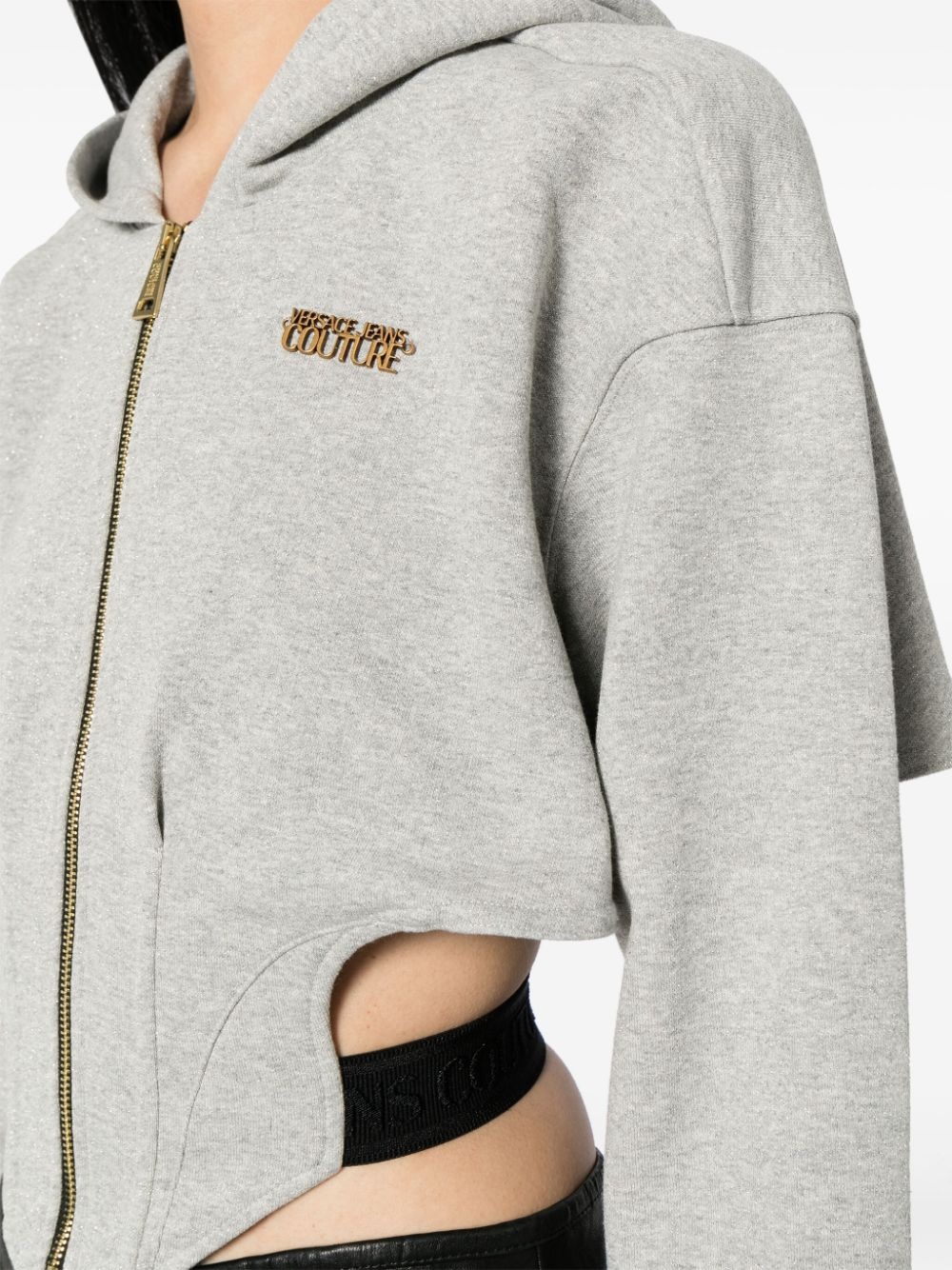 corset-style hooded jacket - 5