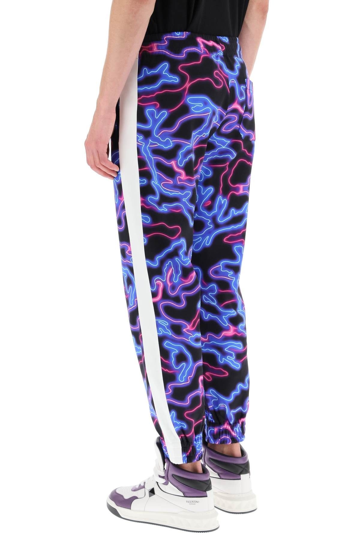 CAMOU NEON TRACKPANTS - 4