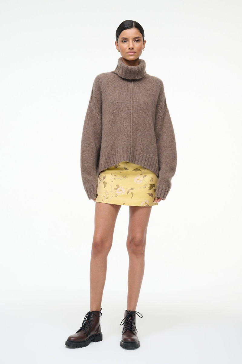 STAUD STAUD BETSY CASHMERE SWEATER TRUFFLE outlook