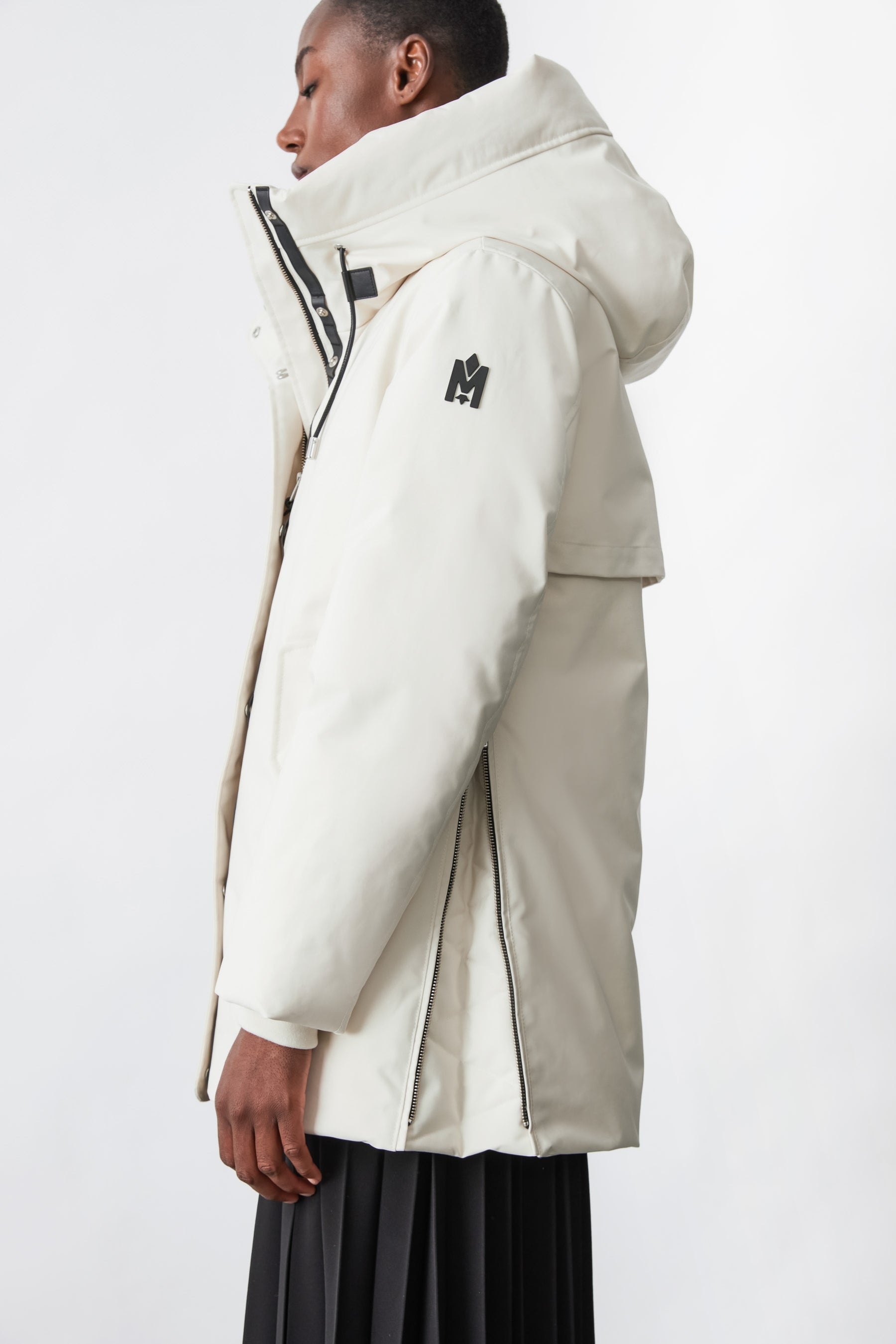 KINSLEE 2-in-1 oversized down parka with bib - 7