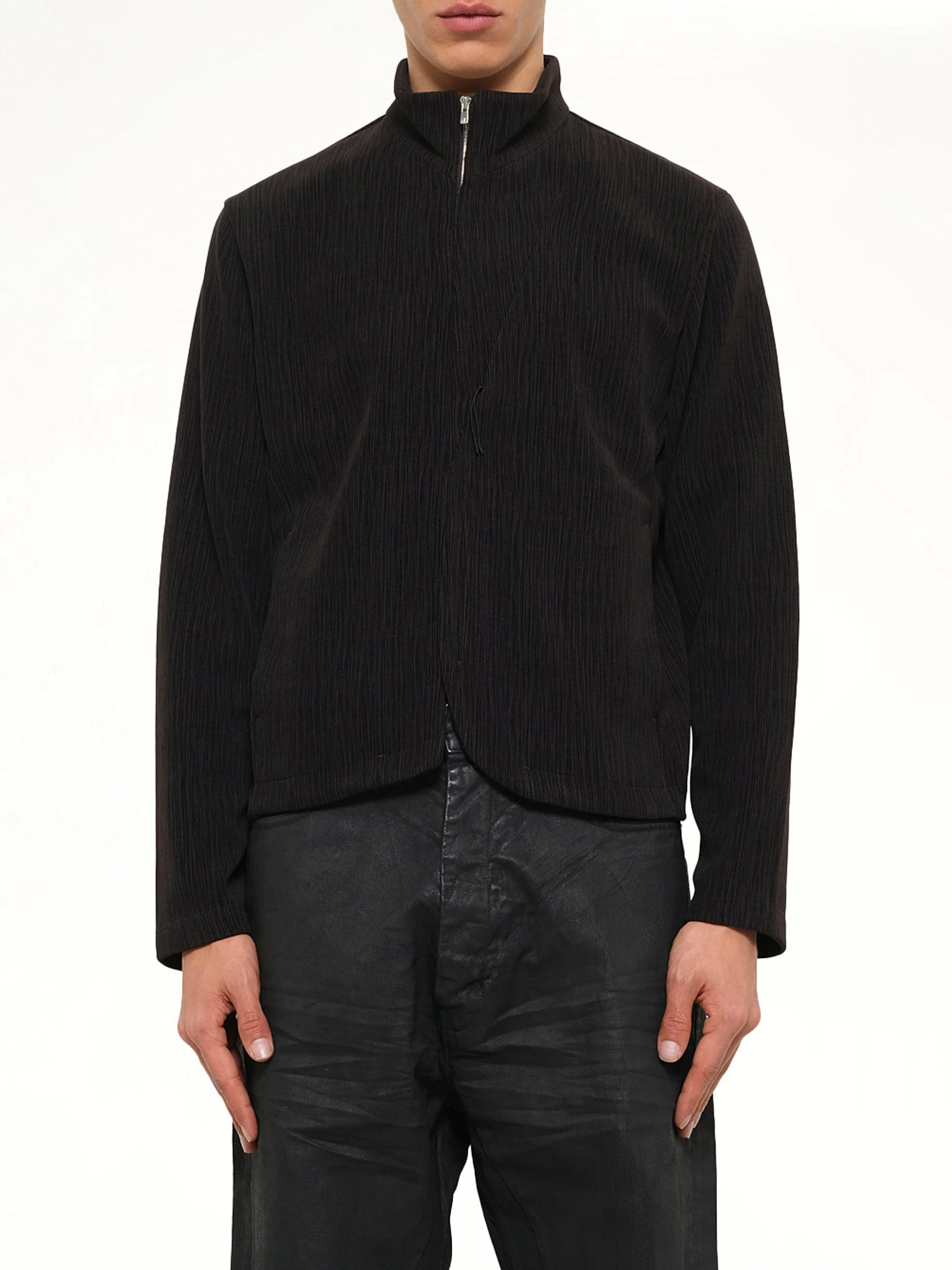 Track Jacket (Archive) in Wood Black - 1