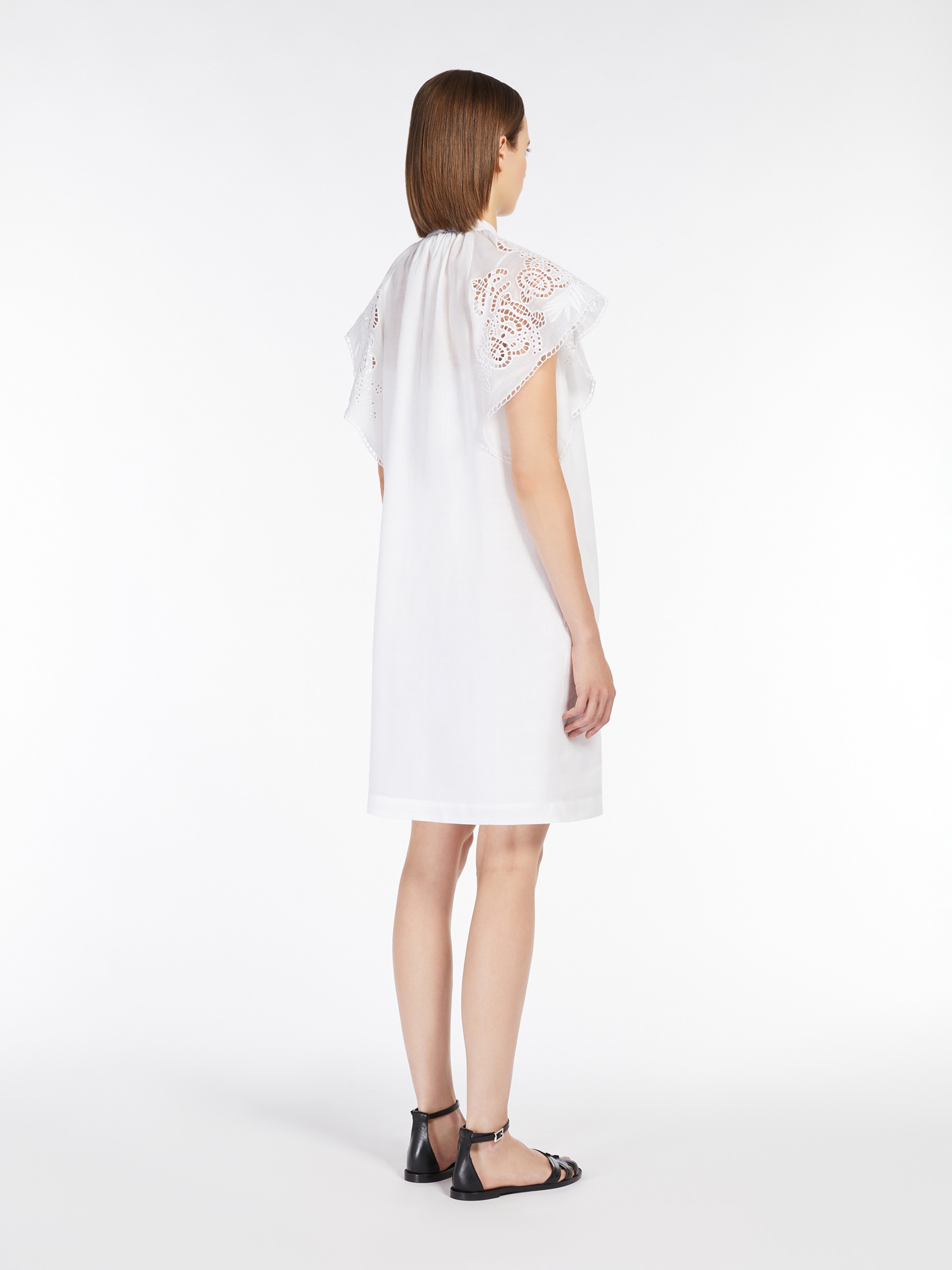 ASTOR Ramie canvas mini dress - 4