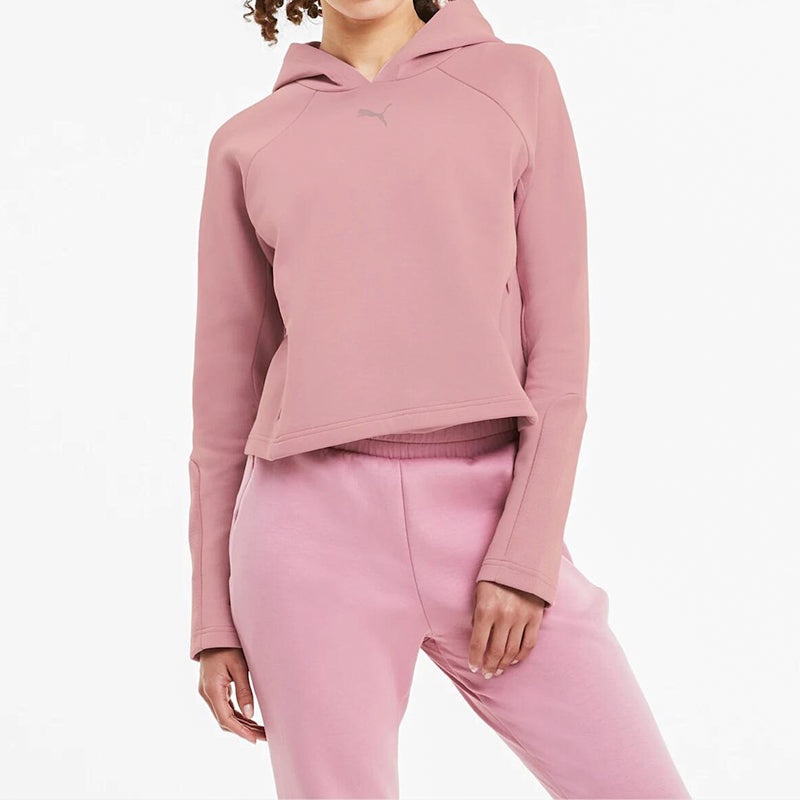 (WMNS) PUMA Evostripe Short Hoodie 'Pink' 585233-16 - 4