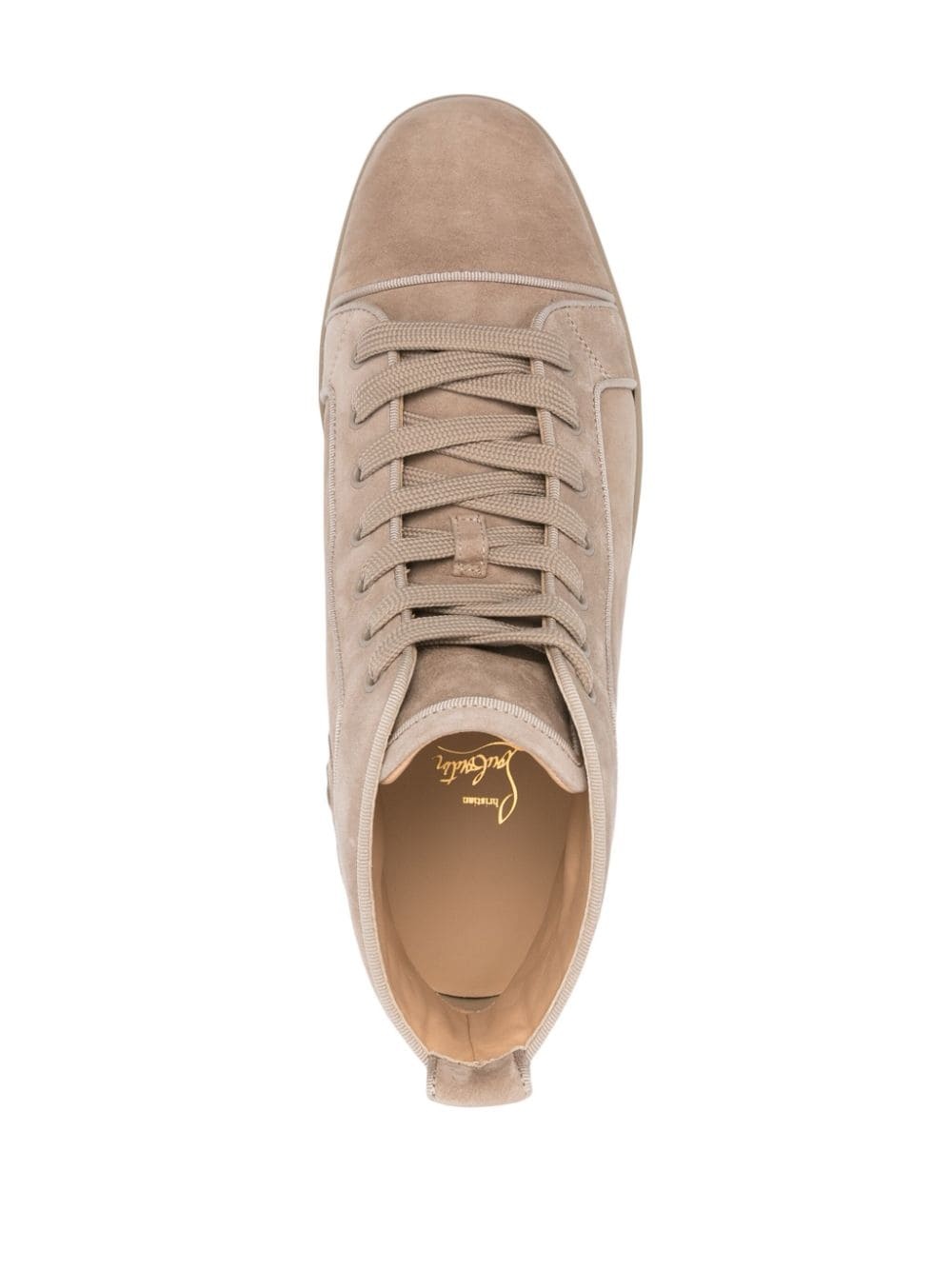 Louis high-top suede sneakers - 4