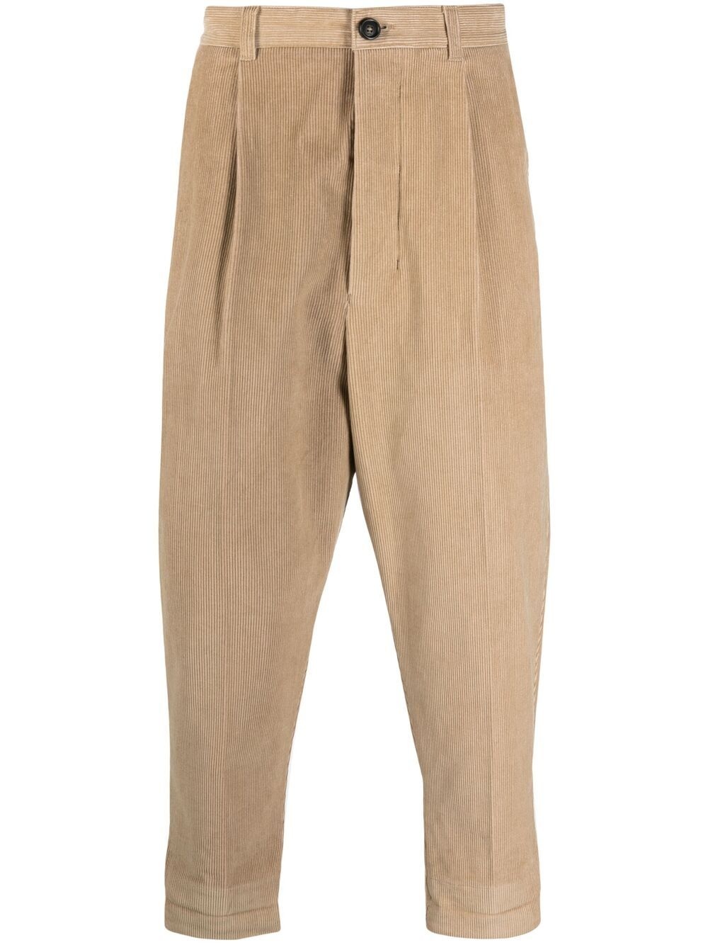 tapered corduroy chinos - 1