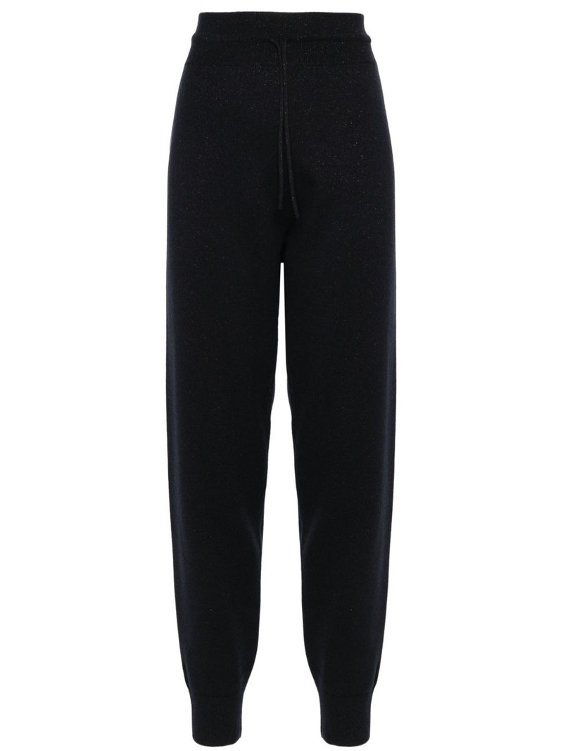 glittered knitted track pants 1