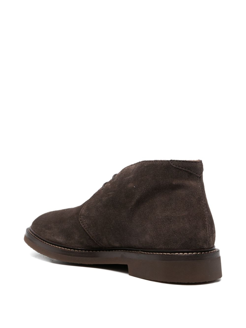 suede lace-up desert boots - 3