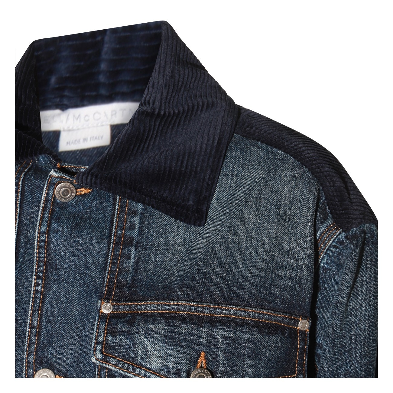 blue cotton denim jackets - 3