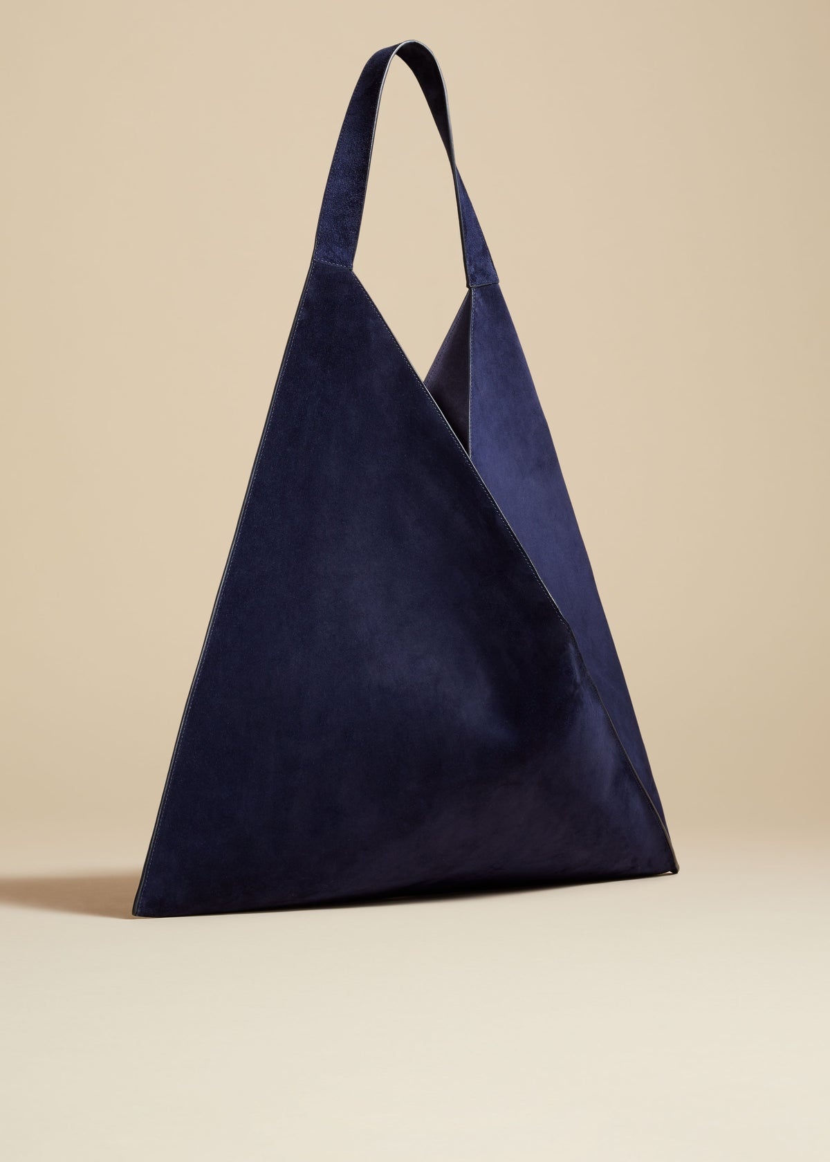 The Sara Tote in Midnight Suede - 2