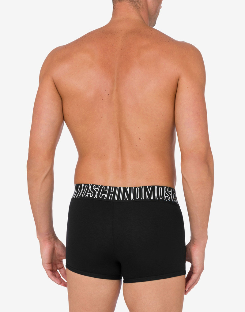 Moschino BOXER IN STRETCH JERSEY RUBBER outlook