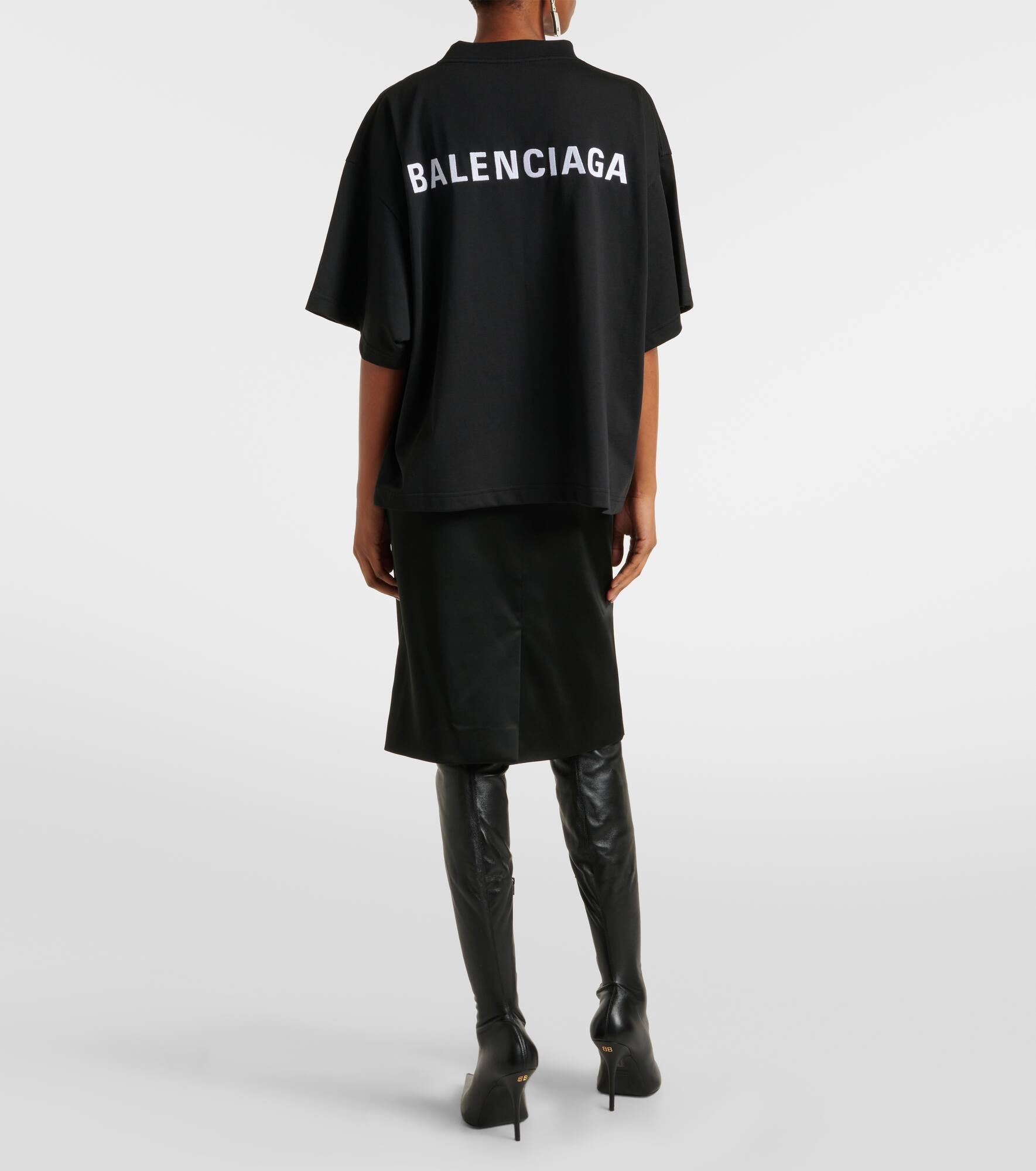 Printed cotton jersey T-shirt - 3