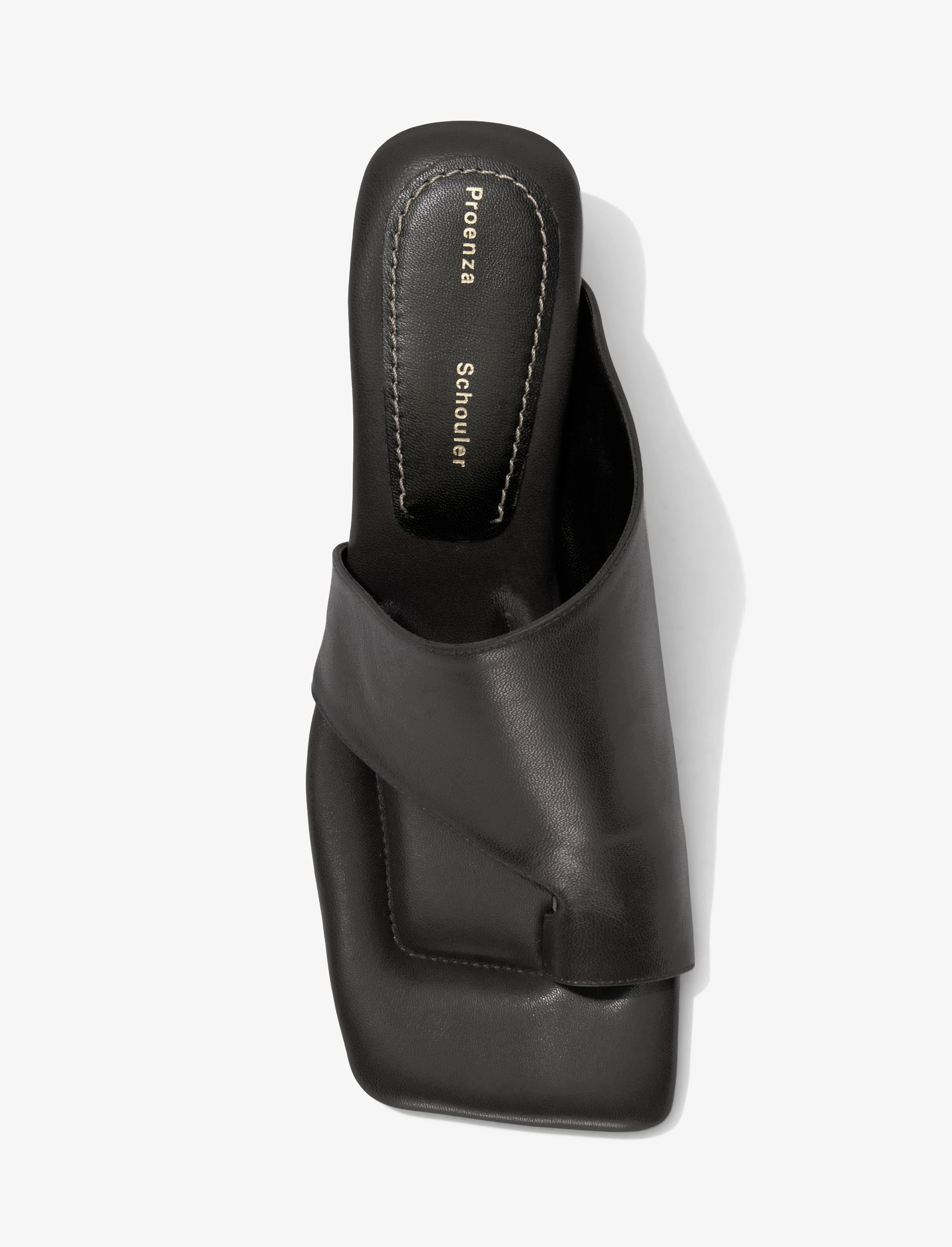 Square Asymmetric Toe Ring Sandals - 4