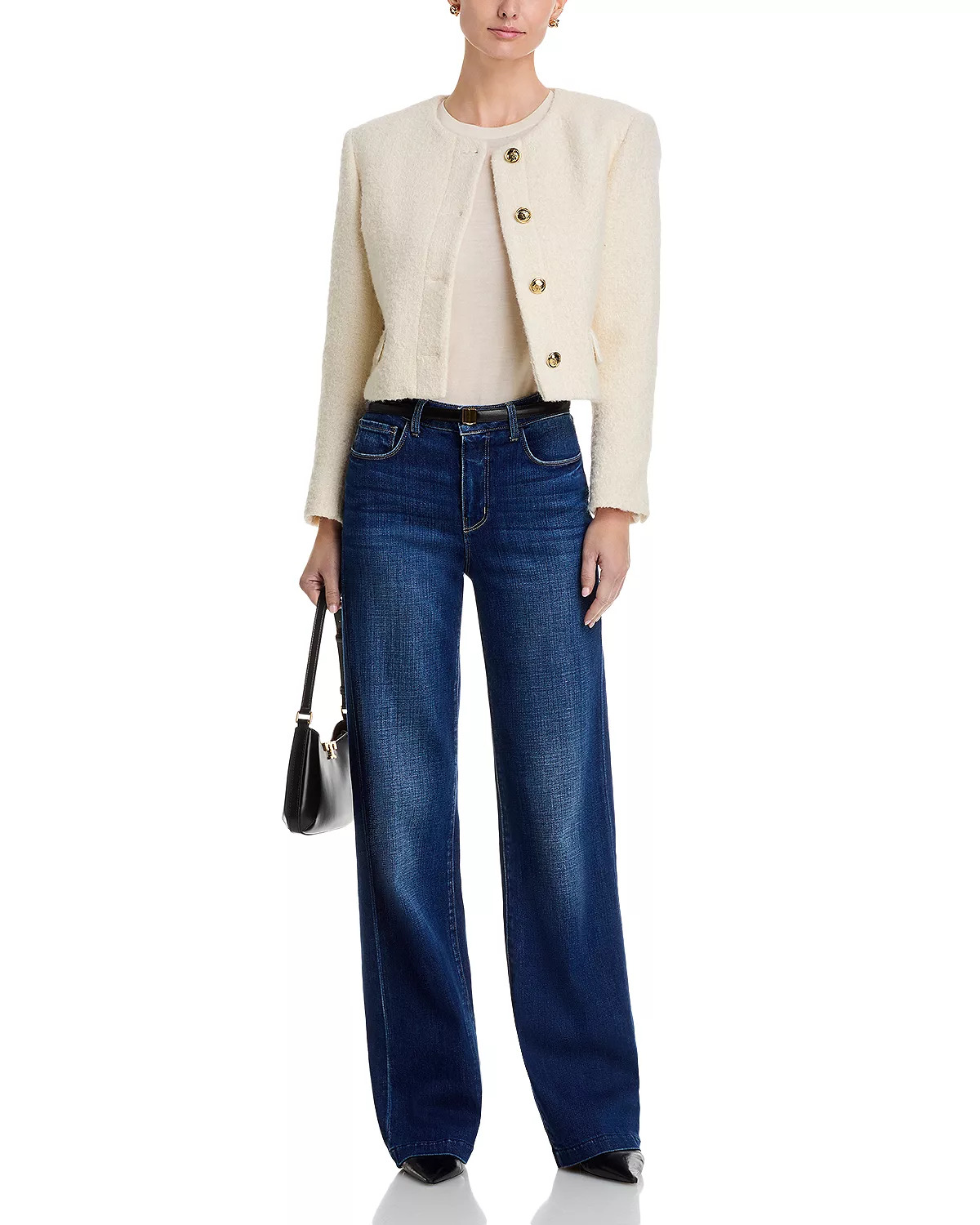 Scottie High Rise Wide Leg Jeans in Marvista - 3