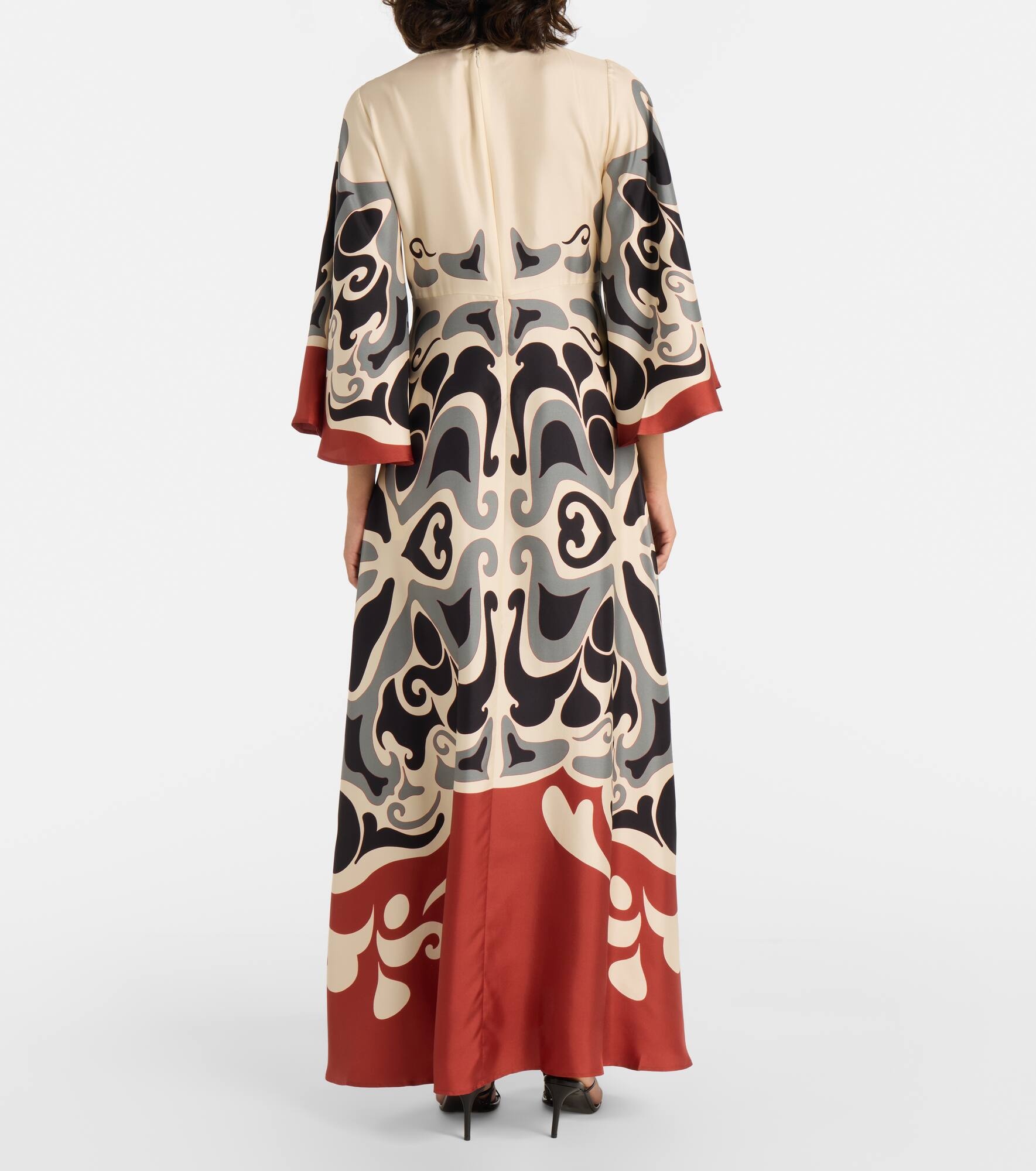 Phoenix Placée silk twill maxi dress - 3
