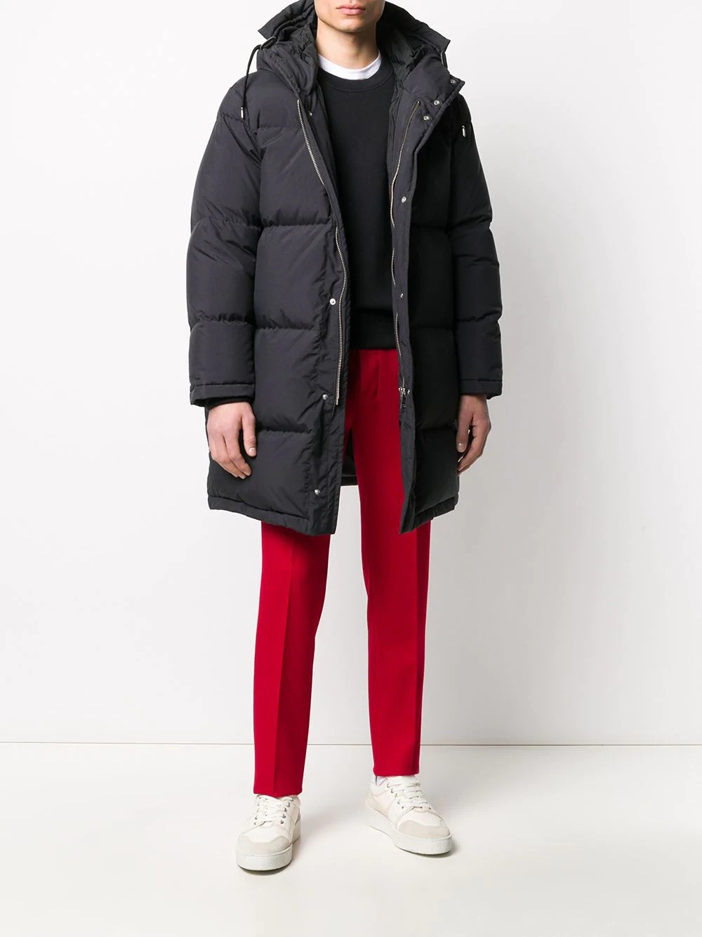 mid-length down jacket - 2