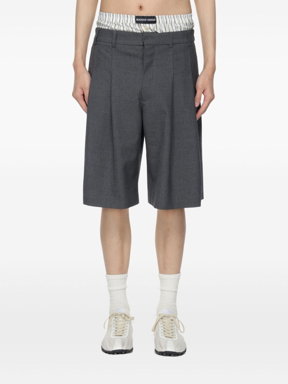 regenerated tailored shorts - 3