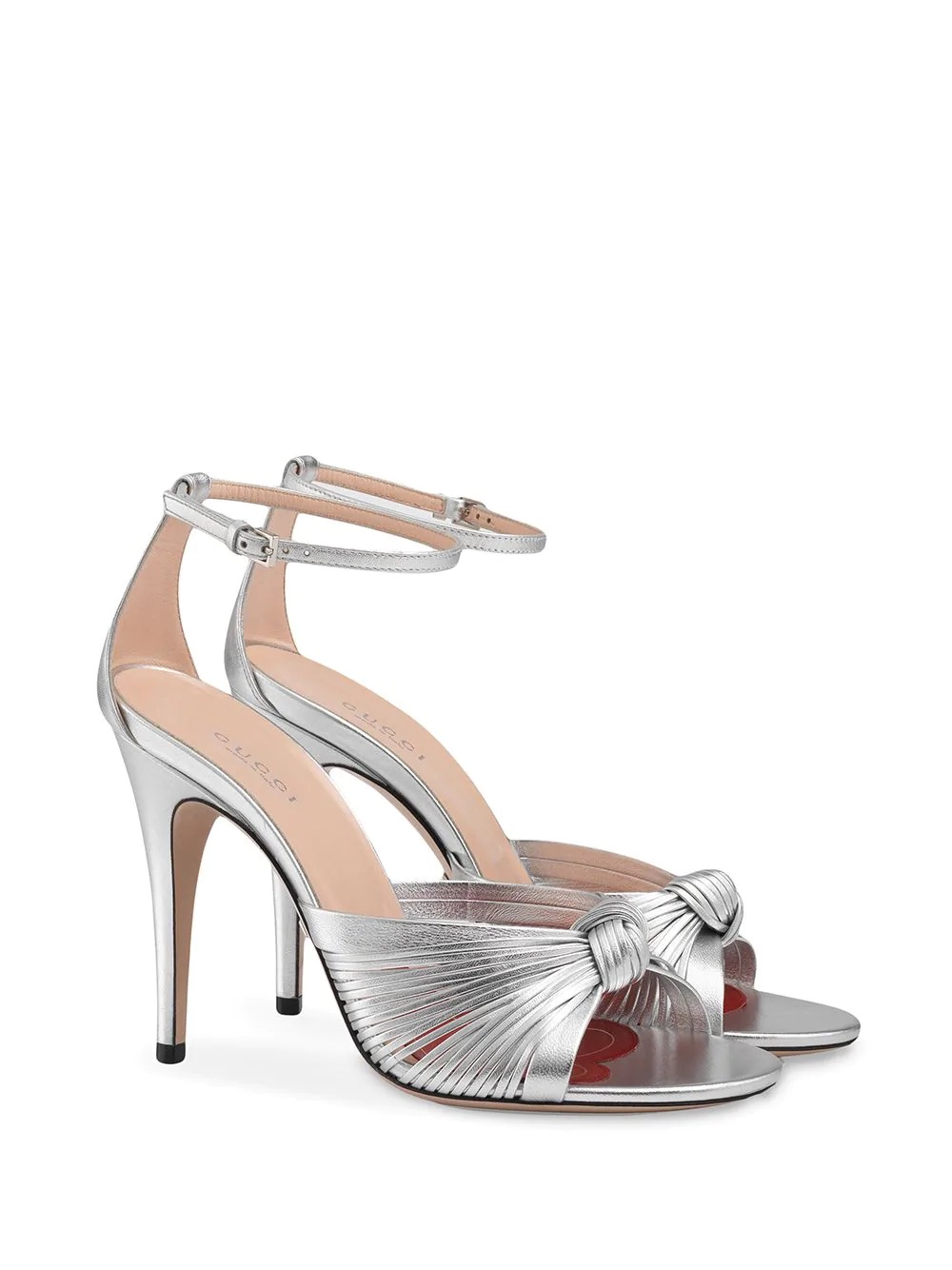 Metallic leather sandal - 2