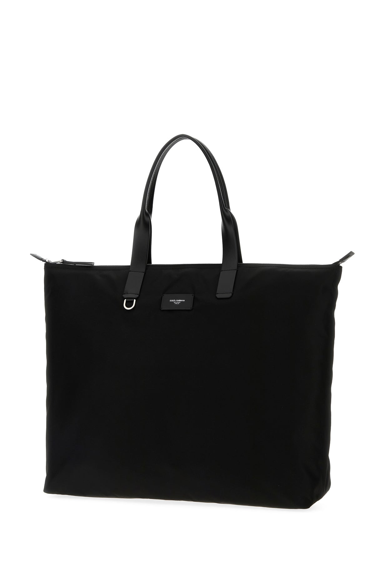 Black fabric large shopping bag - 2