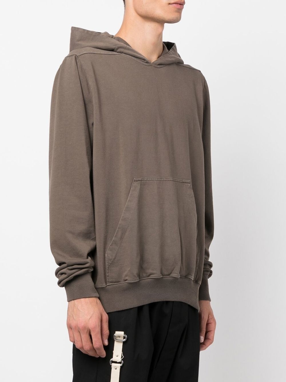 drawstring-fastening detail hoodie - 3