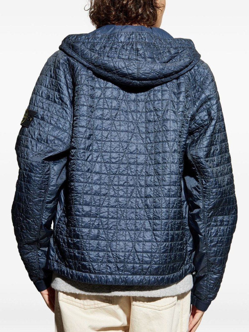 4100023 quilted logo-patch jacket 4