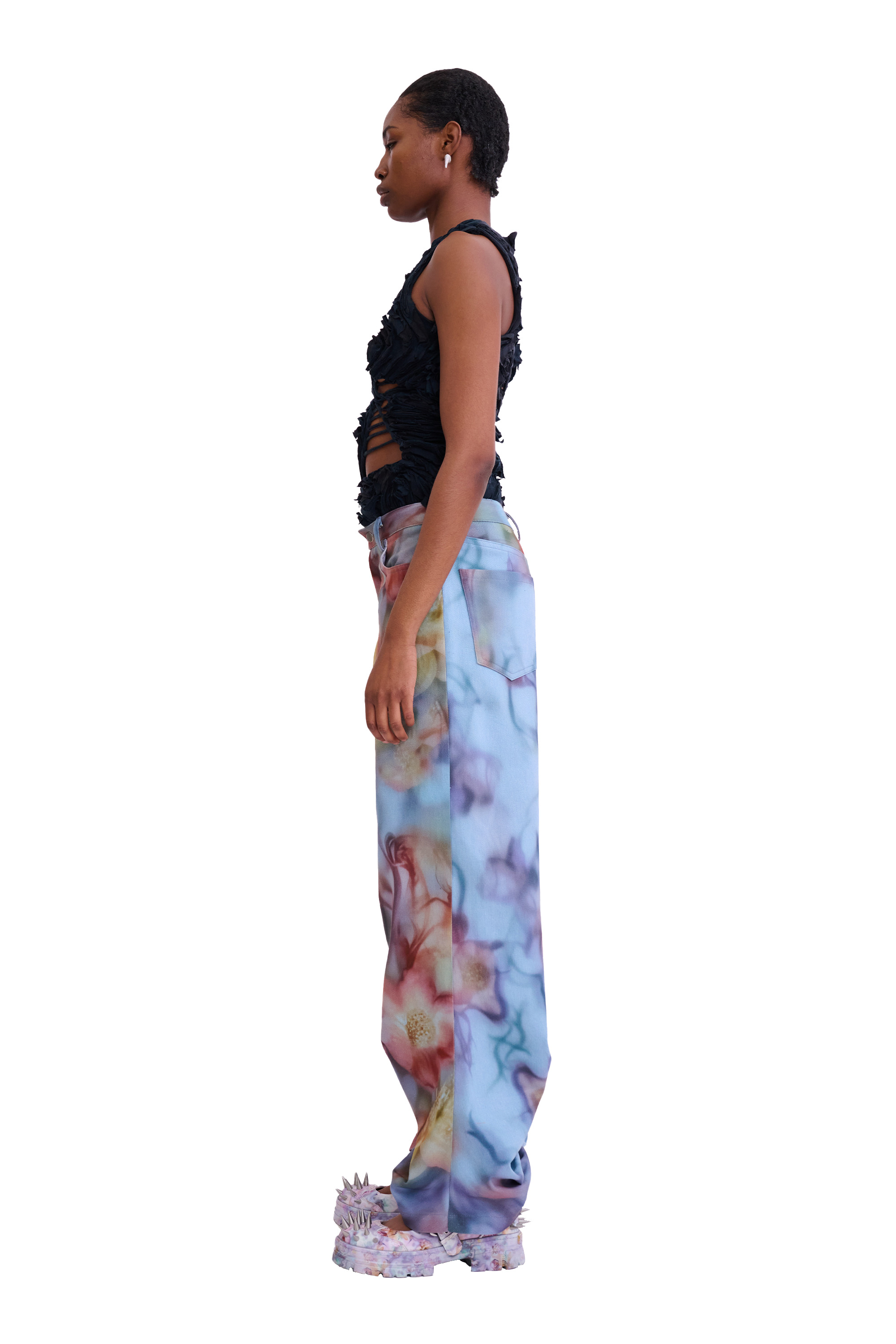 BARBED FLORAL DANTE JEAN - 5