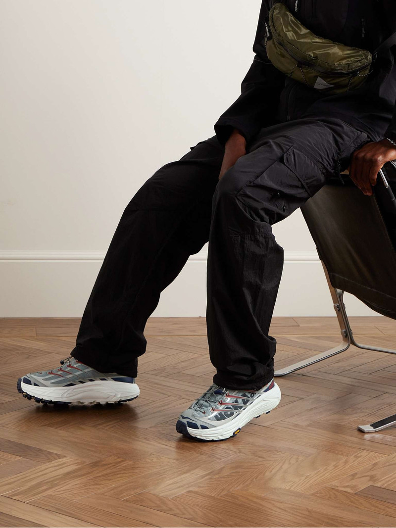 HOKA Mafate Three2 Rubber-Trimmed Mesh Running Sneakers outlook