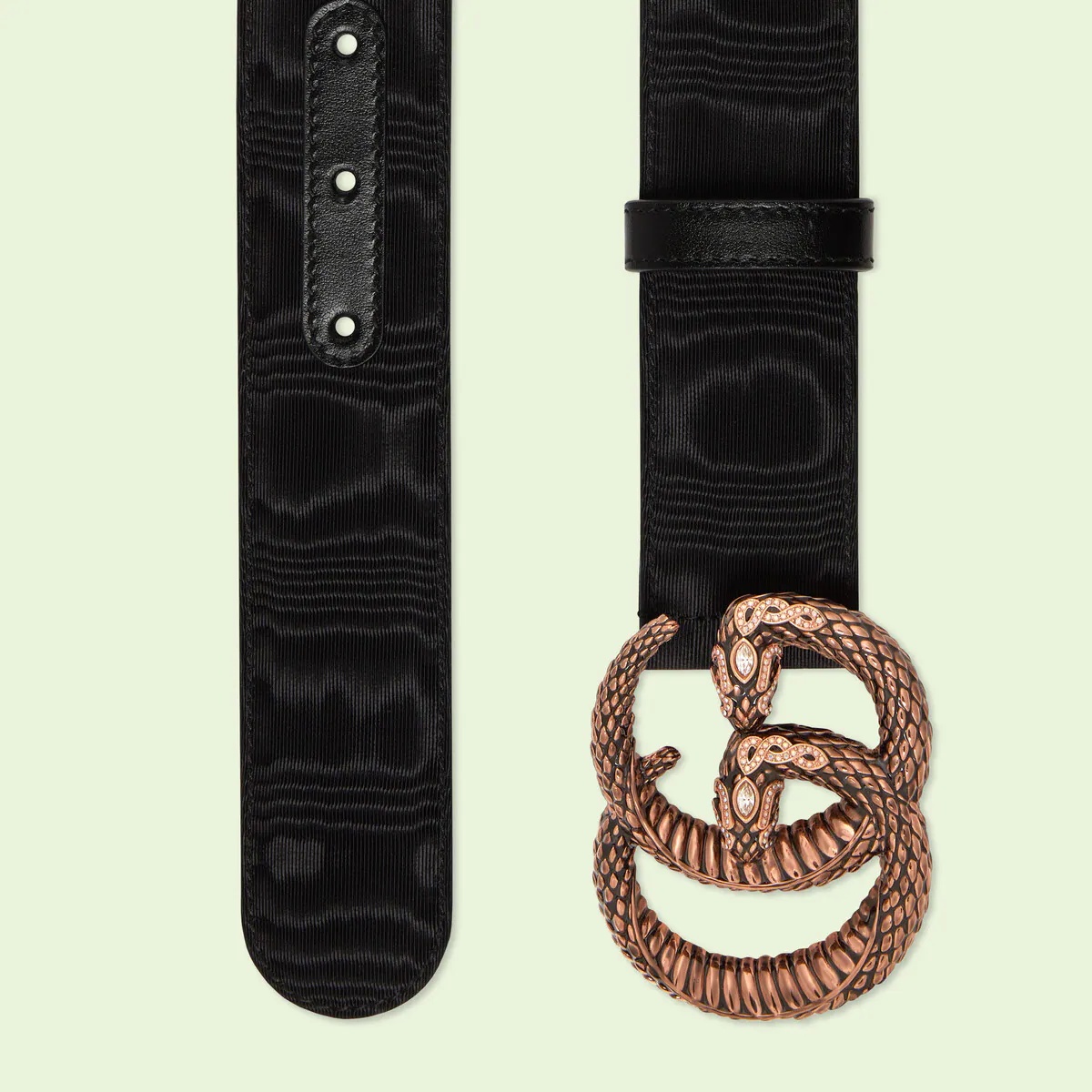Belt with Double G snake buckle - 2
