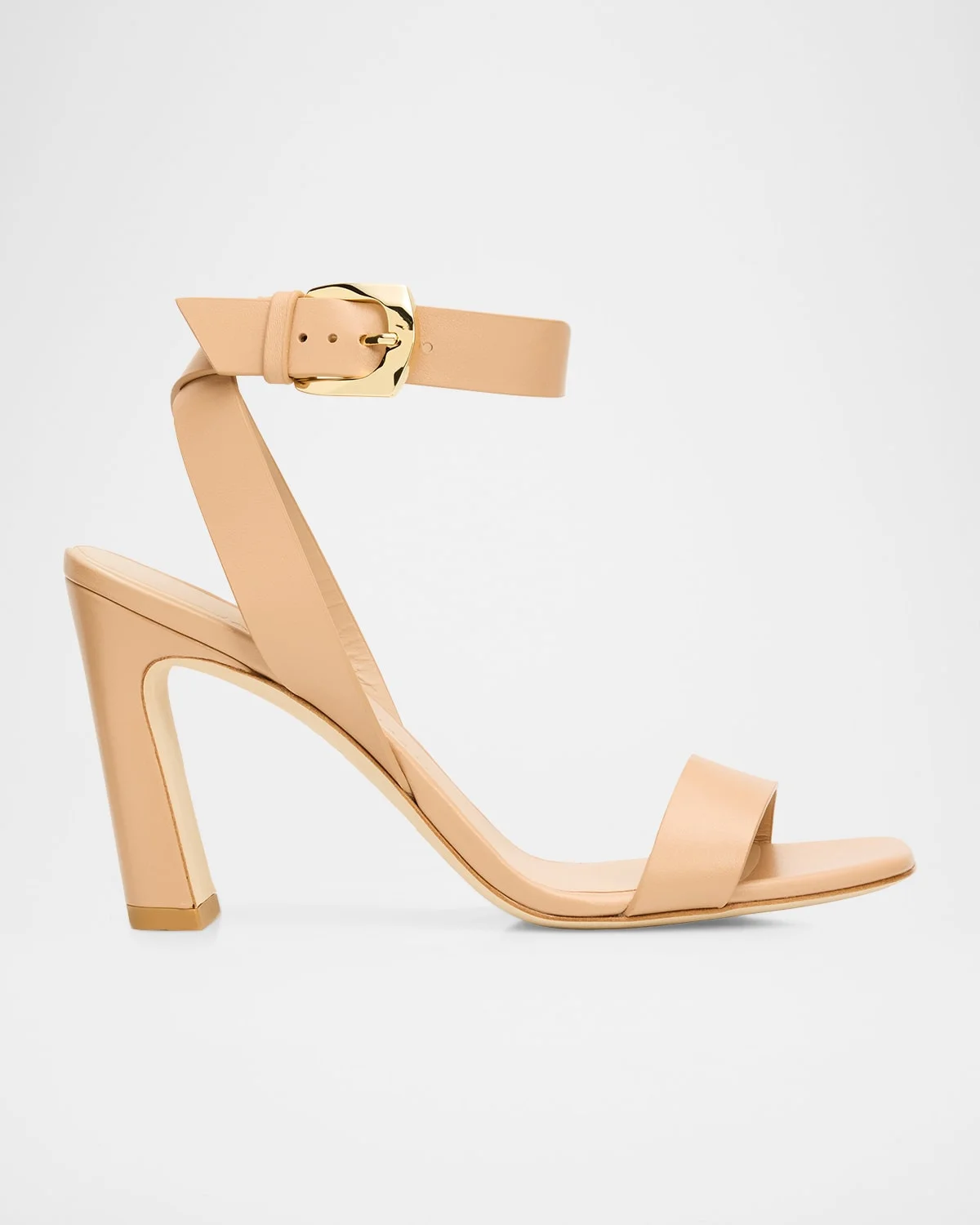 85mm Sai Leather Ankle-Strap Sandals - 1