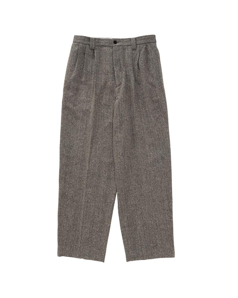 RUSSO PANTS (DONEGAL TWEED) BROWN - 1