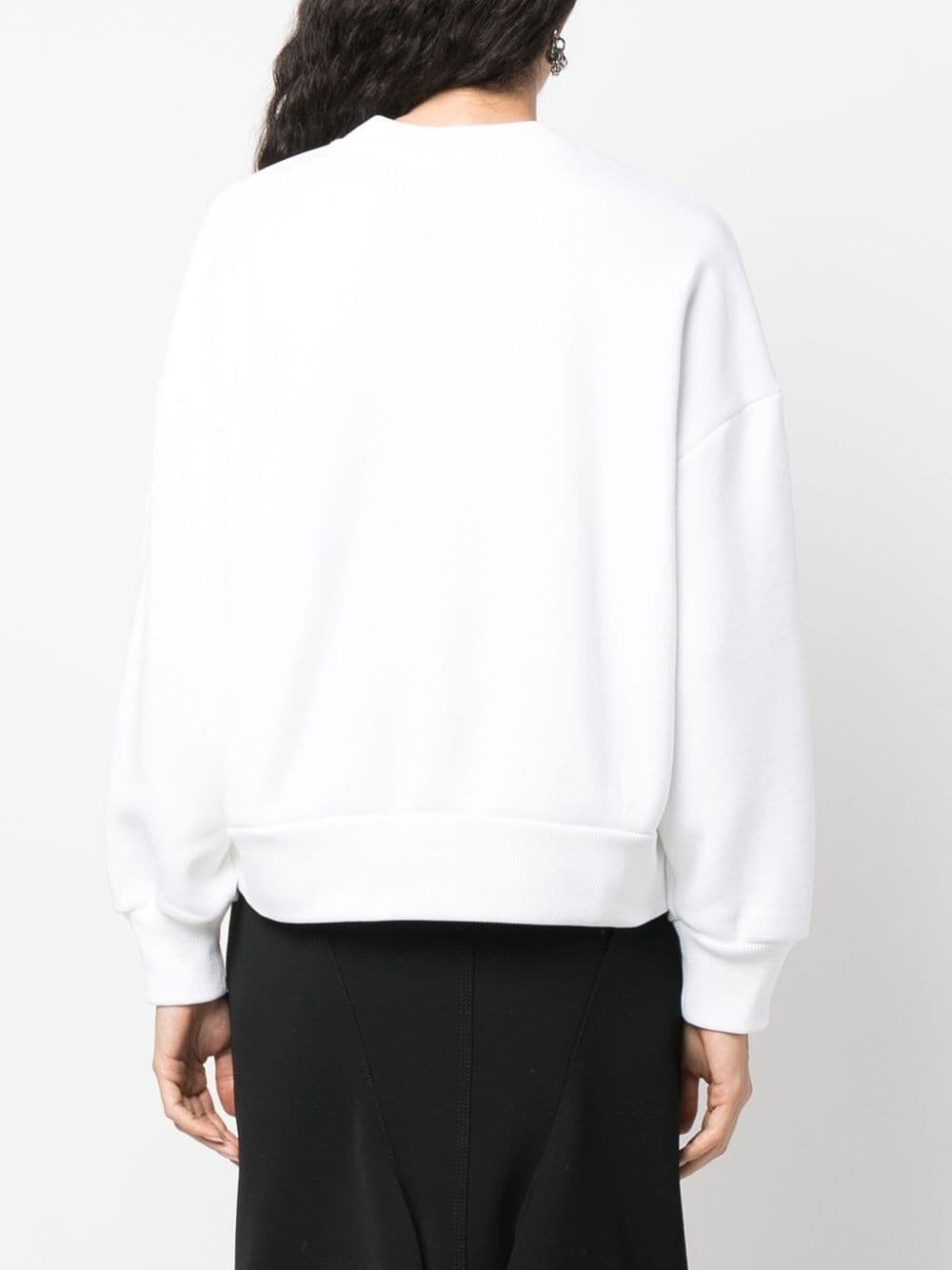 floral-print cotton sweatshirt - 4