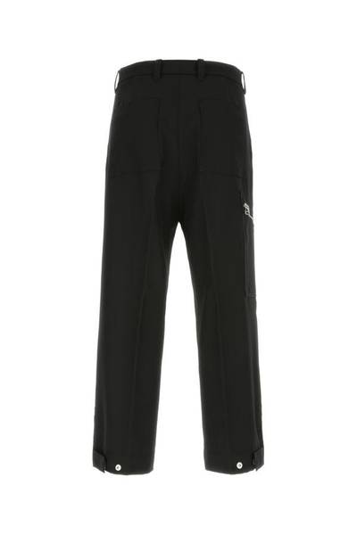 OAMC Black polyester wide-leg pant outlook