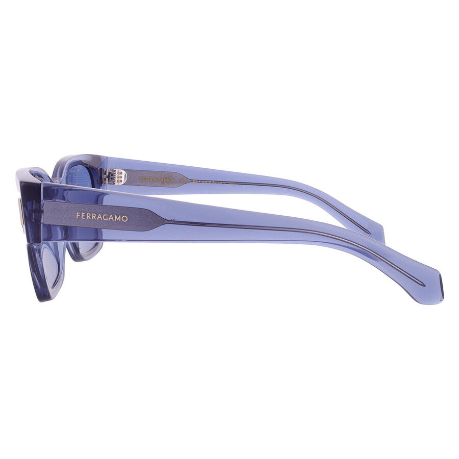 Ferragamo Blue Square Men's Sunglasses SF2010S 432 52 - 4
