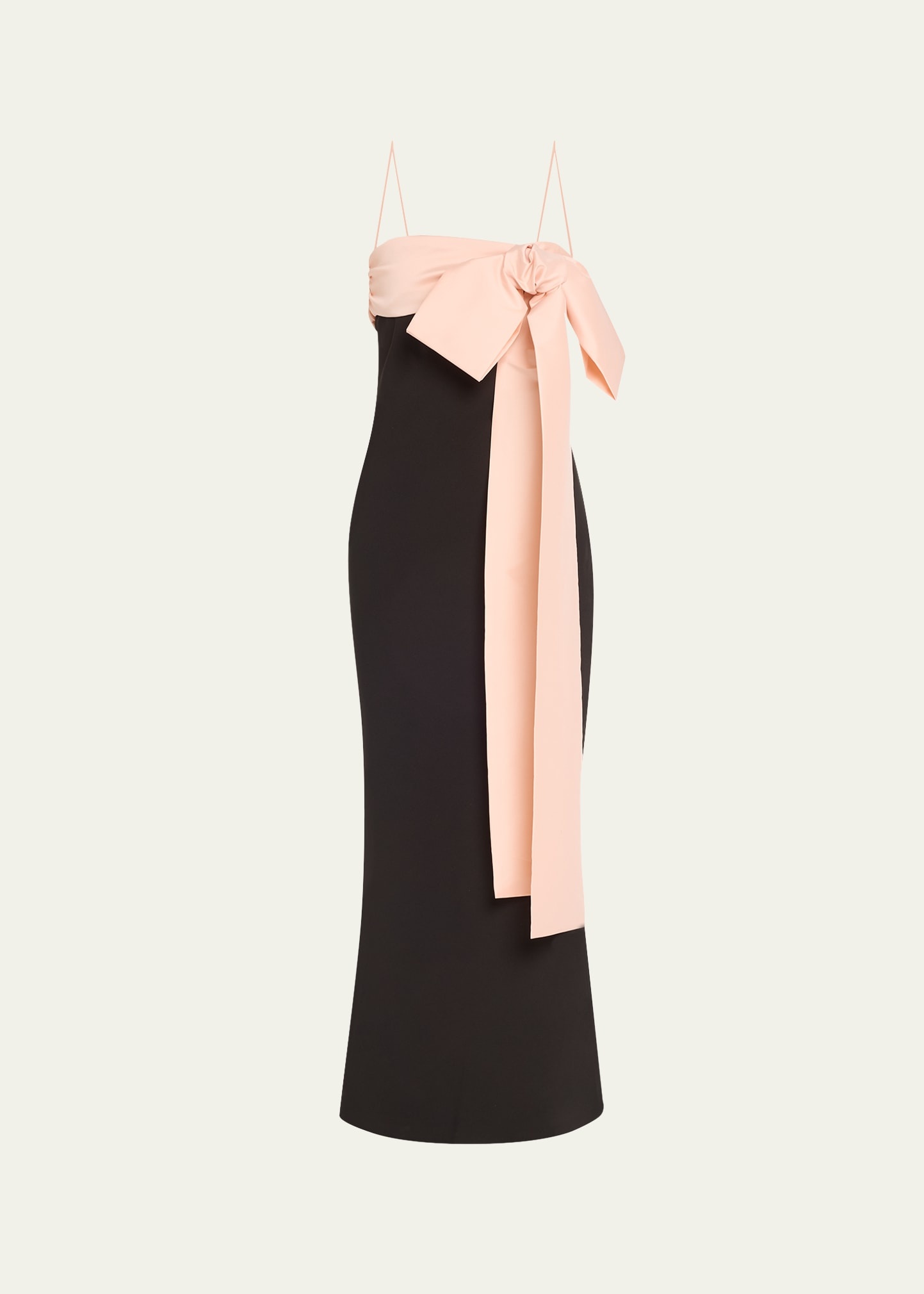 Bow Strapless Colum Gown - 1