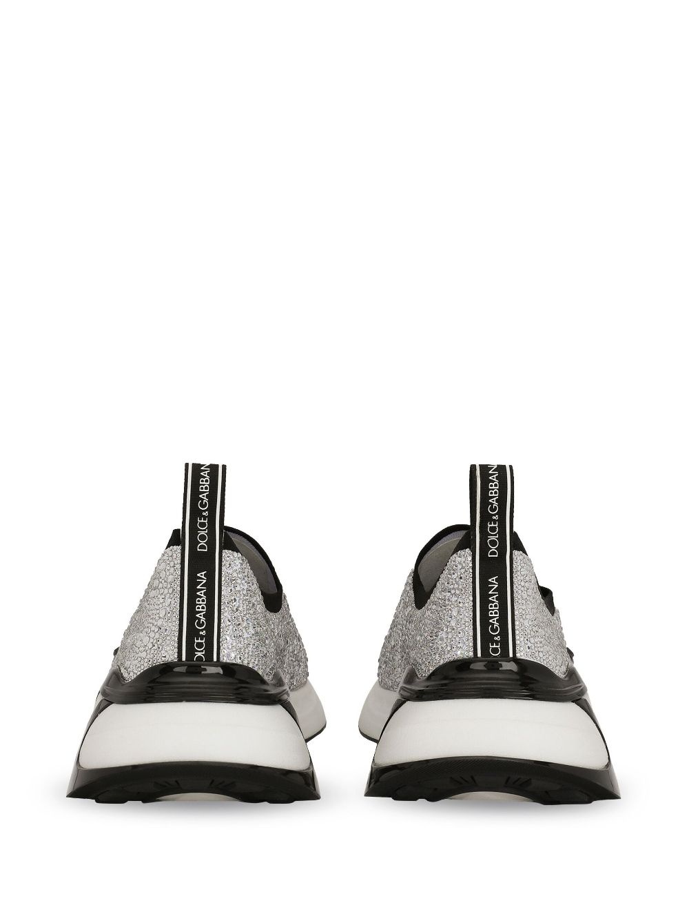 logo-print low-top sneakers - 3